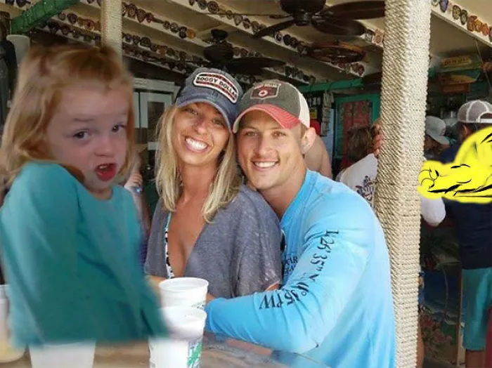 Couple Asks Internet To Photoshop Out Shirtless Guy From Engagement Photo, Regrets It Immediately