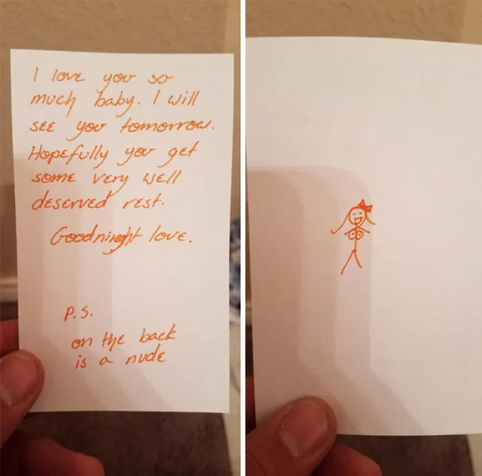After Working An 18 Hour Day, I Came Home To Find This Note Left By My Wife In The Bathroom