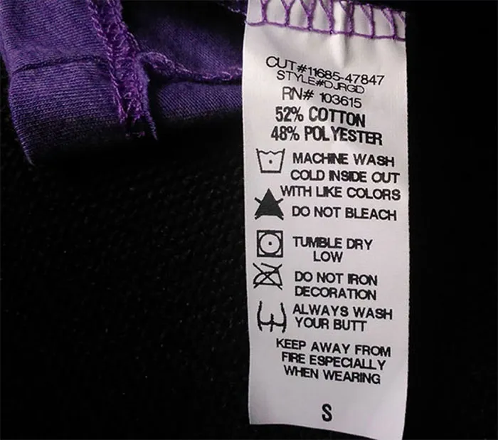 Interesting Clothing Tag