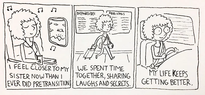 Transgender Artist Illustrates Her Gender Transition In 101 Emotional Comics