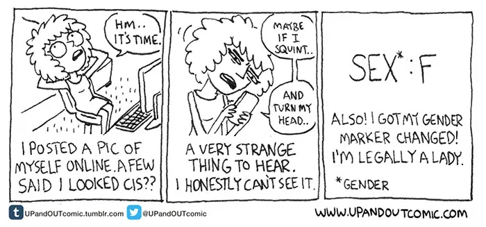 Transgender Artist Illustrates Her Gender Transition In 101 Emotional Comics