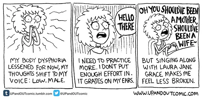 Transgender Artist Illustrates Her Gender Transition In 101 Emotional Comics