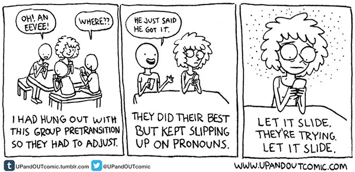 Transgender Artist Illustrates Her Gender Transition In 101 Emotional Comics