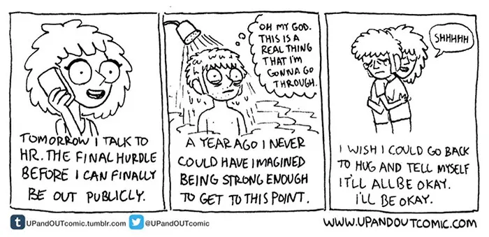Transgender Artist Illustrates Her Gender Transition In 101 Emotional Comics