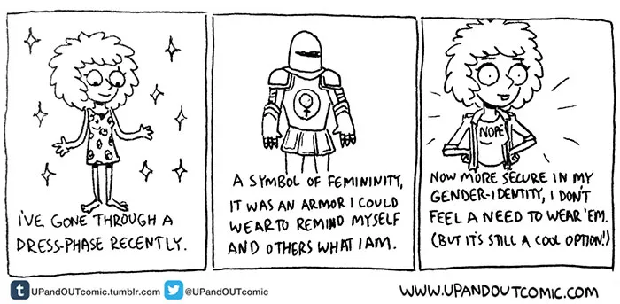 Transgender Artist Illustrates Her Gender Transition In 101 Emotional Comics