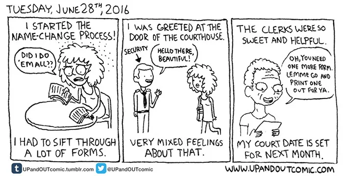 Transgender Artist Illustrates Her Gender Transition In 101 Emotional Comics