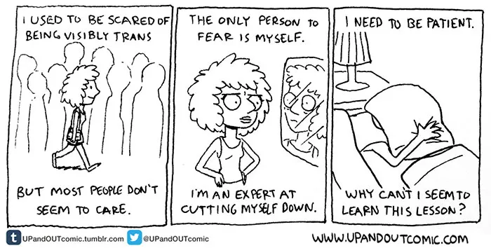 Transgender Artist Illustrates Her Gender Transition In 101 Emotional Comics