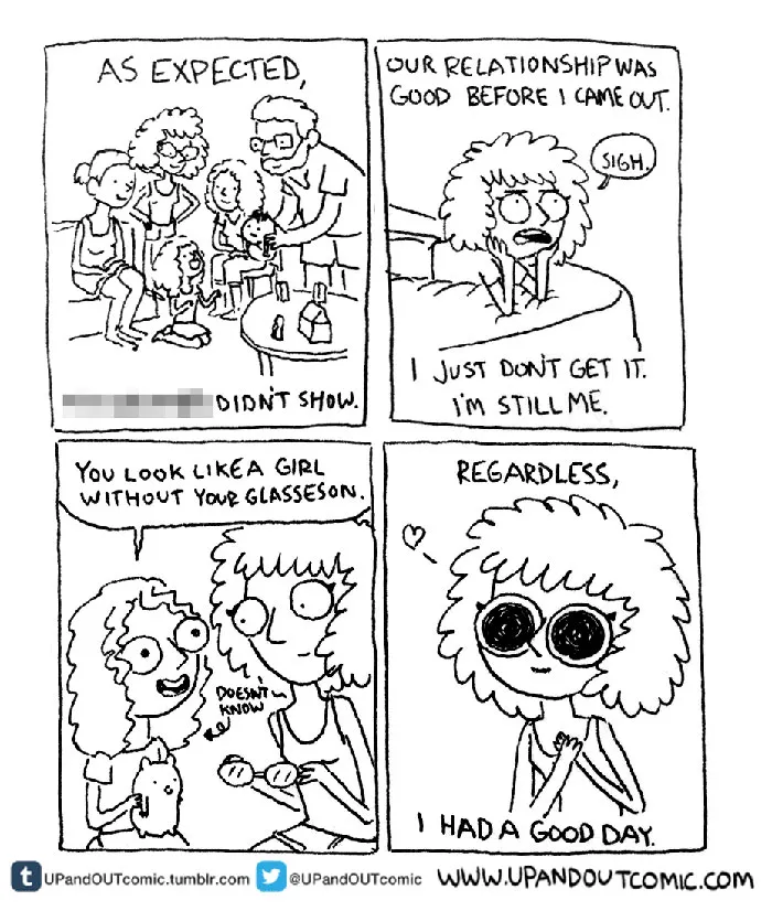 Transgender Artist Illustrates Her Gender Transition In 101 Emotional Comics