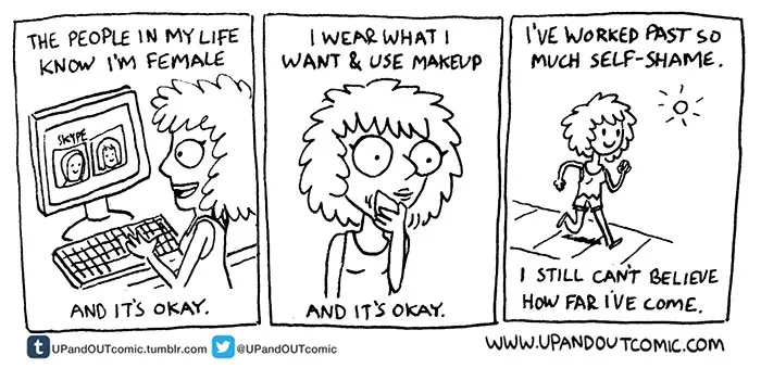Transgender Artist Illustrates Her Gender Transition In 101 Emotional Comics
