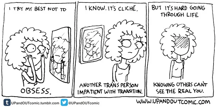 Transgender Artist Illustrates Her Gender Transition In 101 Emotional Comics