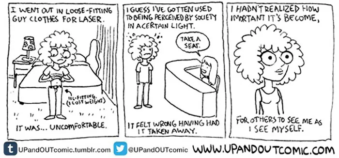Transgender Artist Illustrates Her Gender Transition In 101 Emotional Comics