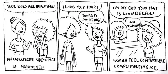 Transgender Artist Illustrates Her Gender Transition In 101 Emotional Comics