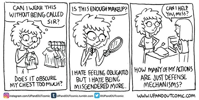 Transgender Artist Illustrates Her Gender Transition In 101 Emotional Comics