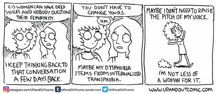 Transgender Artist Illustrates Her Gender Transition In 101 Emotional Comics