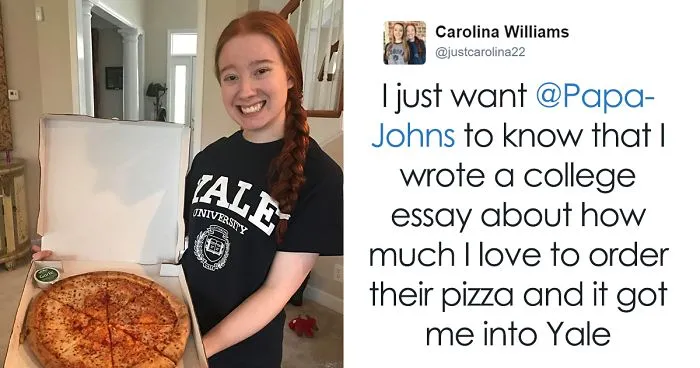 This Teen Just Got Accepted To Yale After Writing About Papa John's Pizza, And Their Response Is Brilliant