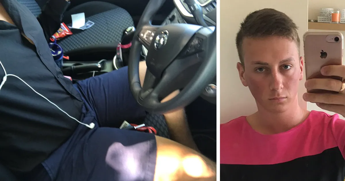 Este hombre fue mandado a casa por violar el código de vestimenta masculino, así que decidió seguir el femenino