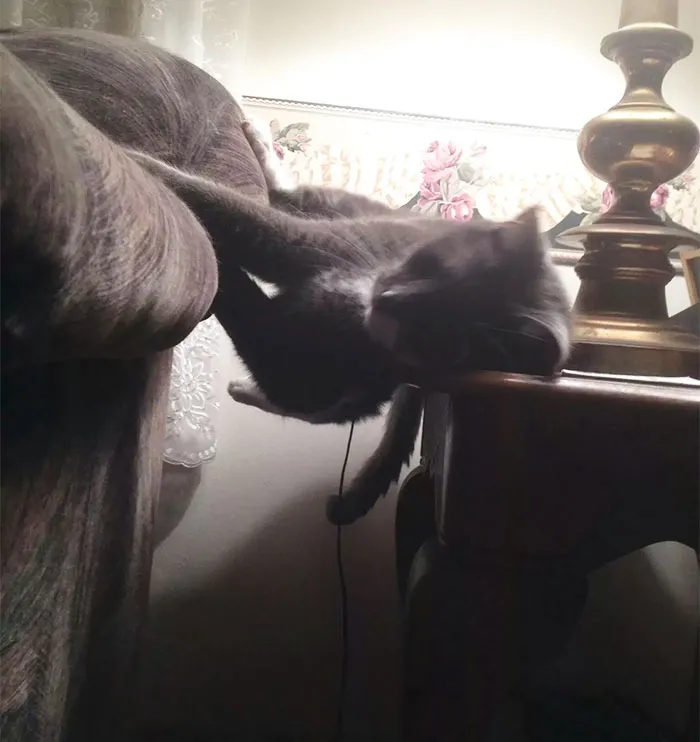 Esta posición para dormir es ridícula