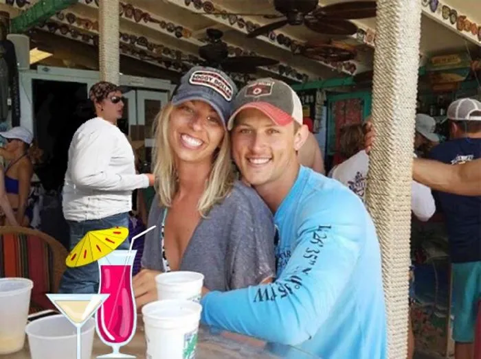 Couple Asks Internet To Photoshop Out Shirtless Guy From Engagement Photo, Regrets It Immediately