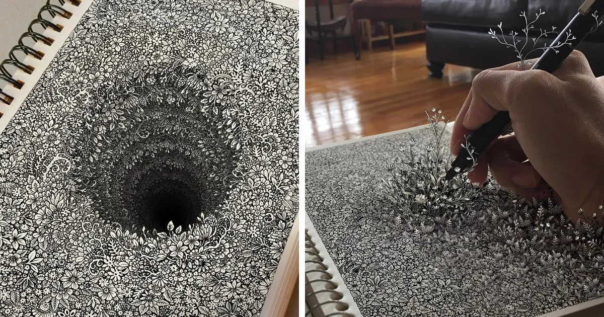 Este artista camboyano lleva el hacer dibujitos a otro nivel