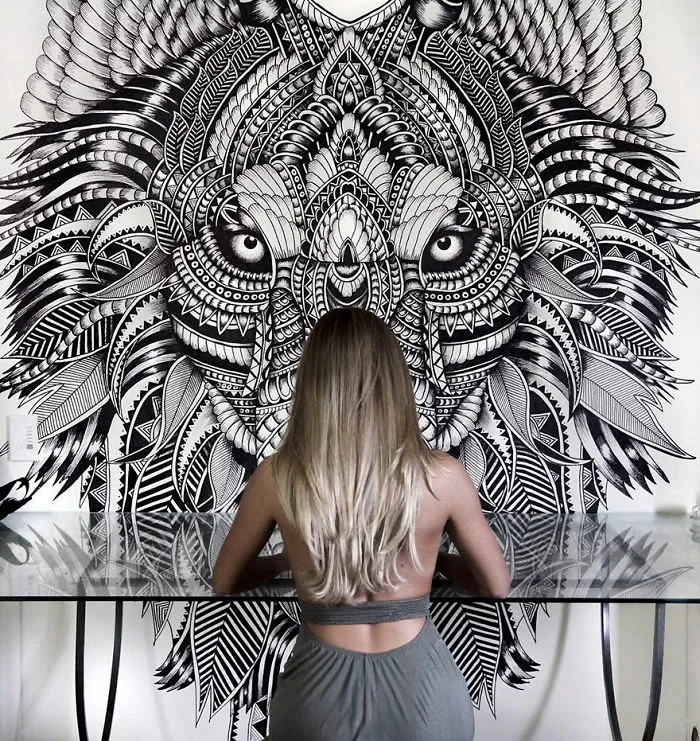 41 Incredibly Detailed Animal Drawings By Faye Halliday