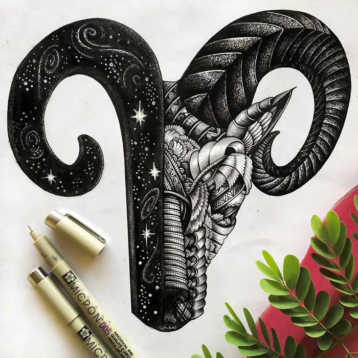 Intricate-animal-drawings-faye-halliday