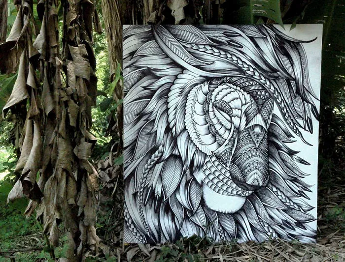 41 Incredibly Detailed Animal Drawings By Faye Halliday