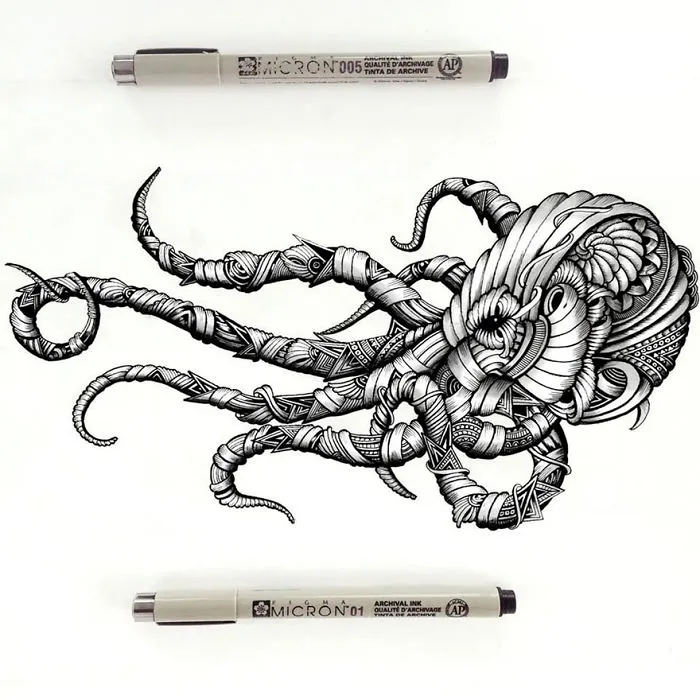 41 Incredibly Detailed Animal Drawings By Faye Halliday