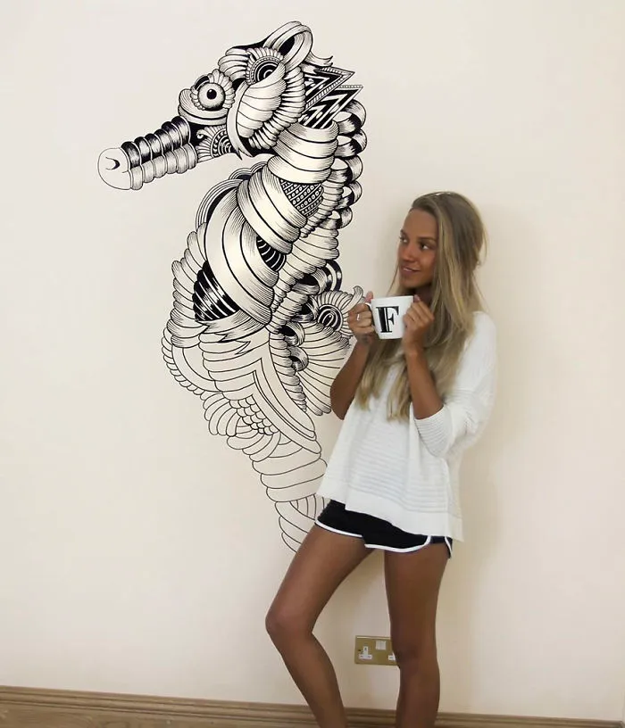 41 Incredibly Detailed Animal Drawings By Faye Halliday