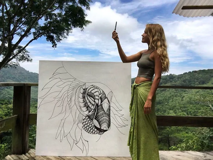 41 Incredibly Detailed Animal Drawings By Faye Halliday
