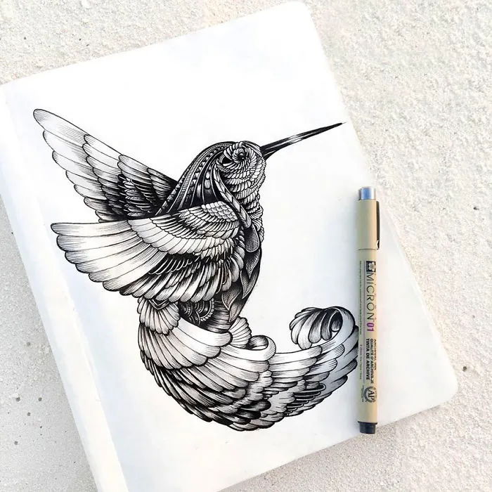 41 Incredibly Detailed Animal Drawings By Faye Halliday