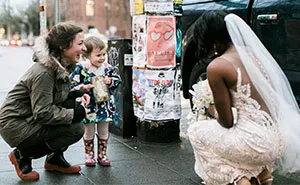 Girl Mistakes Bride For Real-Life Princess From Book She's Holding, And Her Reaction Melts Everyone's Hearts