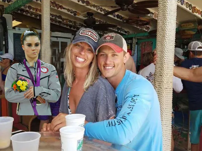 Couple Asks Internet To Photoshop Out Shirtless Guy From Engagement Photo, Regrets It Immediately
