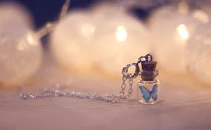 I Make Butterfly In A Jar Necklaces. They Are Cute And Cruelty Free :)
