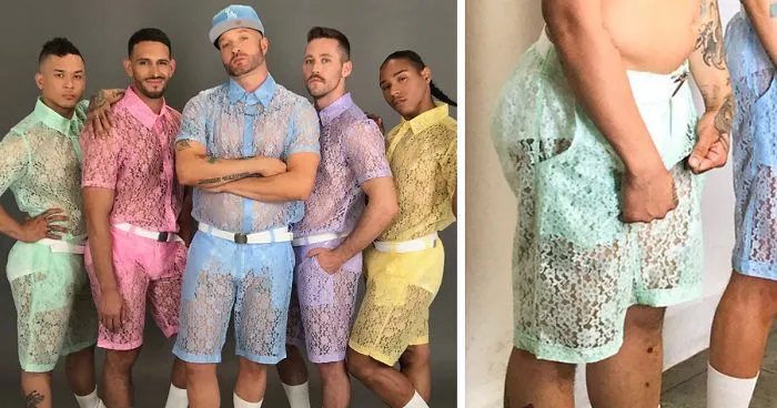 Lace Shorts For Men Exist And We Don't Know What To Think