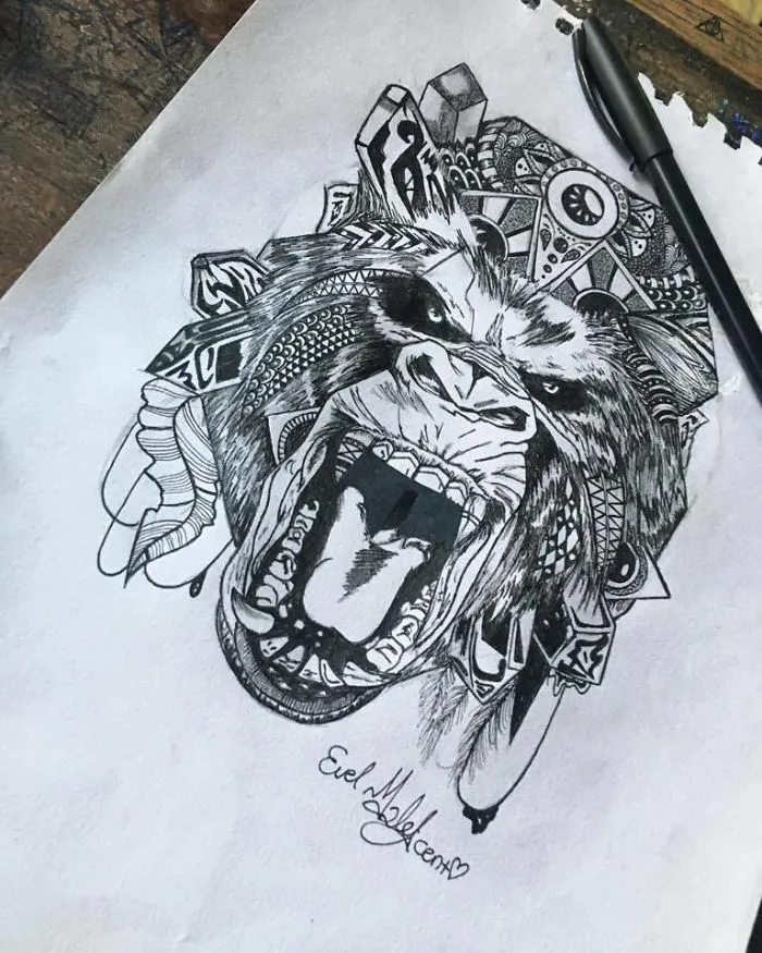 I Doodle Everything That Comes To My Mind, Making It More Chaotic