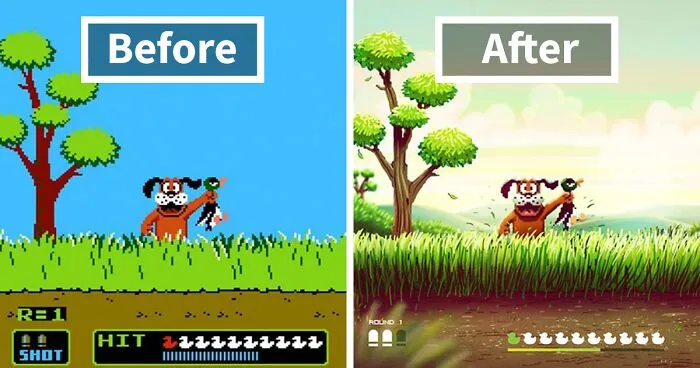 Artist Takes Old NES Games' Look To Another Level In Photoshop