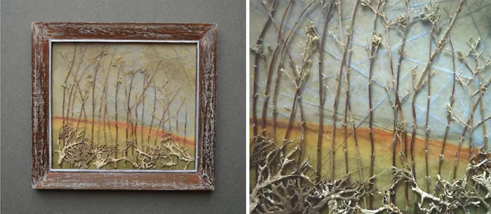 I Use Dried Pressed Plants And Paint To Create Original Artworks