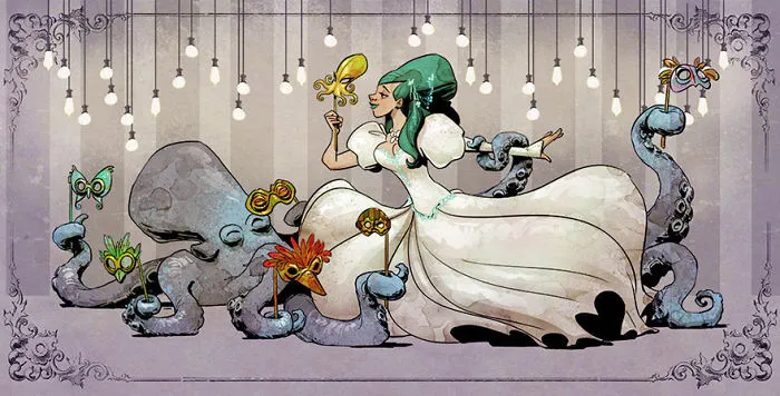 Un ilustrador de Disney imagina a una vida con una mascota pulpo y es tan adorable (+10 imágenes)