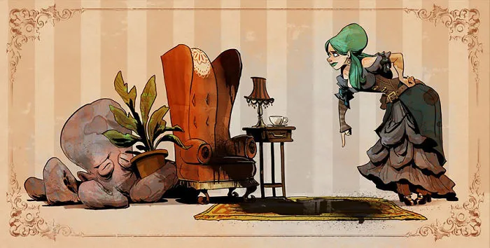 Un ilustrador de Disney imagina a una vida con una mascota pulpo y es tan adorable (+10 imágenes)