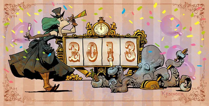 Disney Illustrator Imagines A Life With A Pet Octopus, And It's Just Too Adorable (79 Pics)