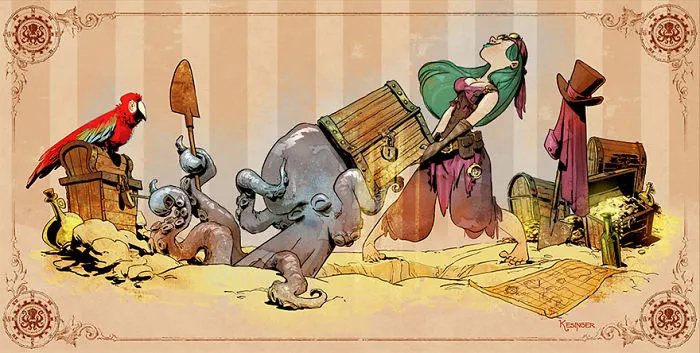 Disney Illustrator Imagines A Life With A Pet Octopus, And It's Just Too Adorable (79 Pics)