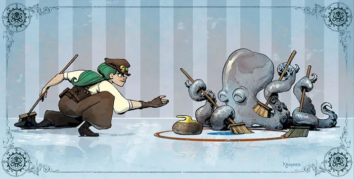 Disney Illustrator Imagines A Life With A Pet Octopus, And It's Just Too Adorable (79 Pics)