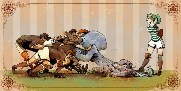 Disney Illustrator Imagines A Life With A Pet Octopus, And It's Just Too Adorable (79 Pics)