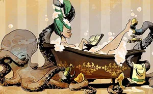Disney Illustrator Imagines A Life With A Pet Octopus, And It's Just Too Adorable (79 Pics)