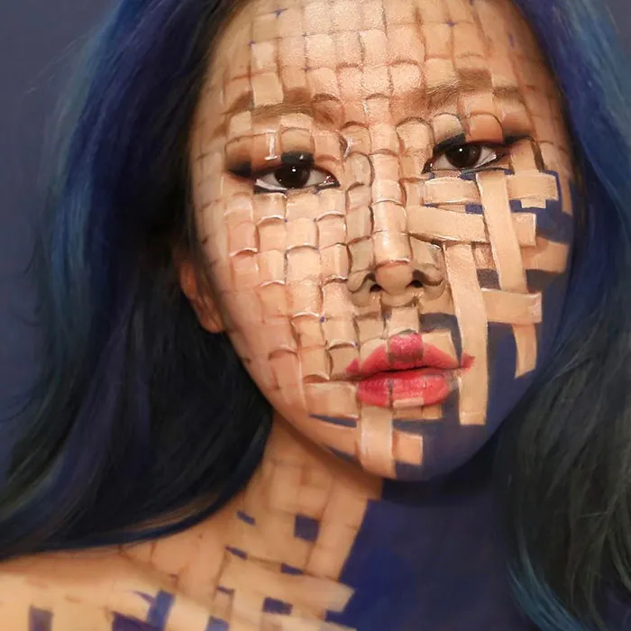 What This Artist Does To Her Face Will Seriously Mess With Your Mind