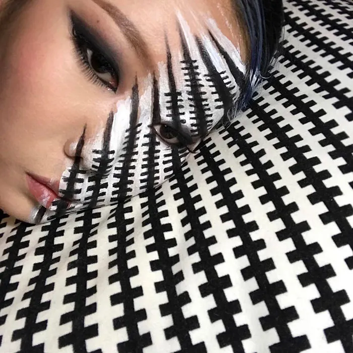 What This Artist Does To Her Face Will Seriously Mess With Your Mind