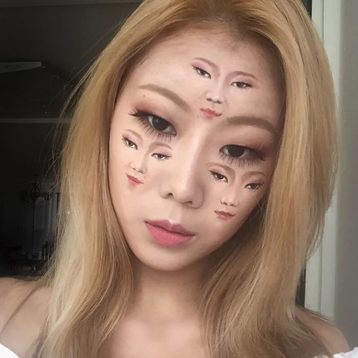 What This Artist Does To Her Face Will Seriously Mess With Your Mind