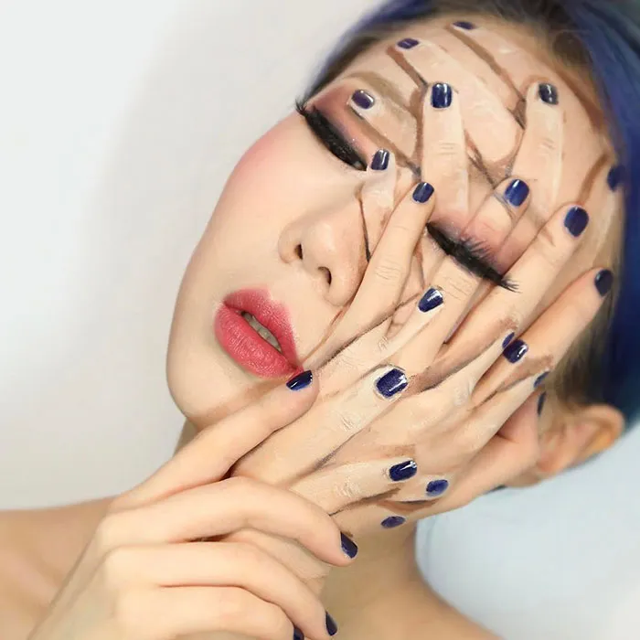 What This Artist Does To Her Face Will Seriously Mess With Your Mind