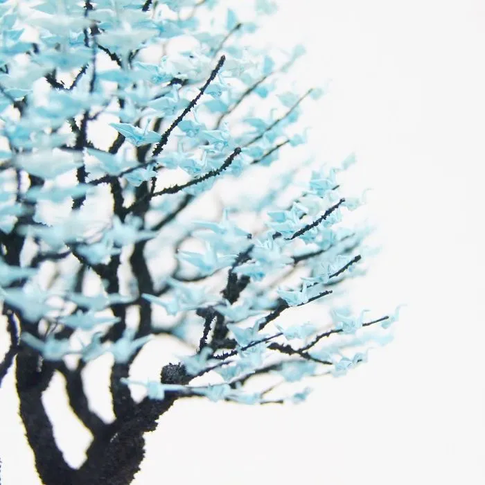 1000s Of Miniature Origami Cranes Turned Into Incredible Bonsai Trees By Naoki Onogawa