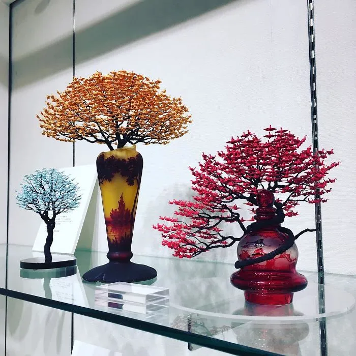1000s Of Miniature Origami Cranes Turned Into Incredible Bonsai Trees By Naoki Onogawa